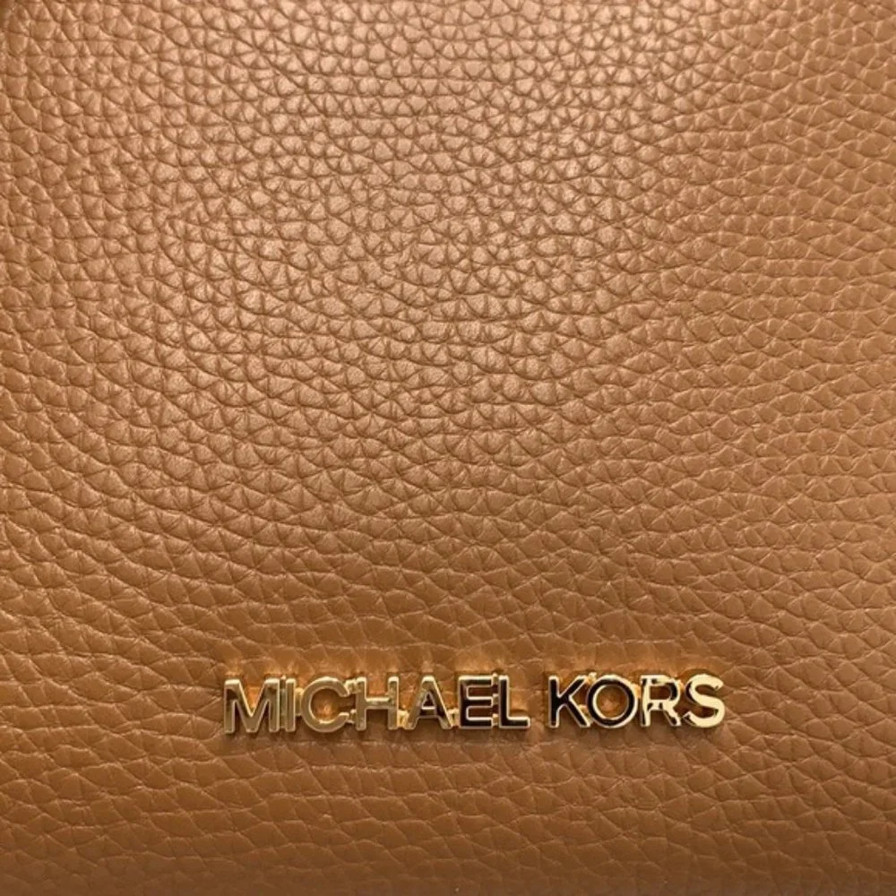 Michael Kors Emilia Small Bucket Bag Messenger Leather Luggage - Picture 12 of 15